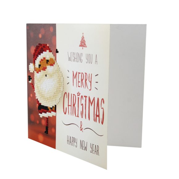 Christmas DIY Diamond Painting Greeting Cards 5D Cartoon Birthday Postcards Kids Festival Embroidery Greet Cards Gifts - Image 7