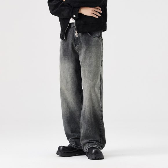 American Wide Leg Jeans For Men - Image 5
