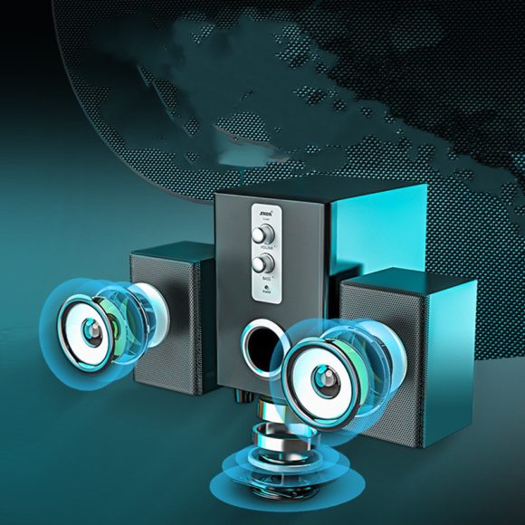 3 in 1 Home Speaker 3.5mm Wired Computer Speakers HD Sound USB Powered Sound Box - Image 4