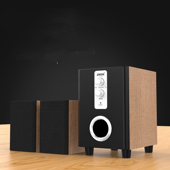 3 in 1 Home Speaker 3.5mm Wired Computer Speakers HD Sound USB Powered Sound Box - Image 3