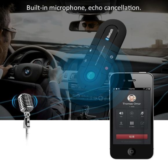 Bluetooth Car Visor Speakerphone - Image 3