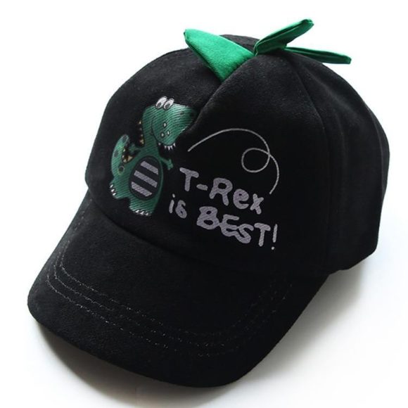 ''T-REX IS BEST'' DINOSAUR KIDS HATS - Image 5