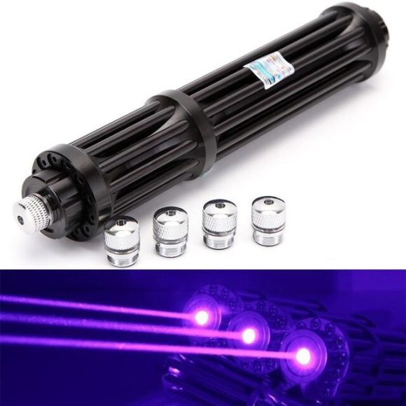 Black Extended Outdoor Self-Defense Indicator Laser Flashlight - Image 2