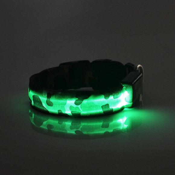 Camouflage pet supplies luminous dog collar - Image 4