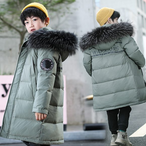New Mid-length Thick White Duck Down Jacket - Image 2