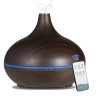 Creative Home Appliance Full Wood Grain Remote Control Aromatherapy Lamp - Image 8