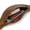 Men's Multi-functional Retro Crazy Horse Leather Belt Bag - Image 6