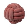 Knotted Plush Ball Design Round Throw Pillow - Image 10