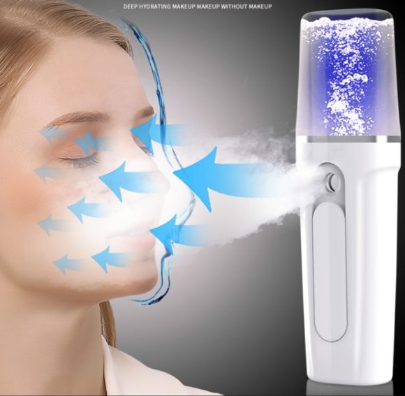 Facial Moisturizing Facial Beauty Apparatus With USB Charging Battery Bank - Image 2