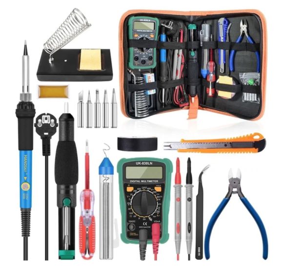 Adjustable temperature soldering iron set Engraving hot flower soldering iron soldering tool - Image 10
