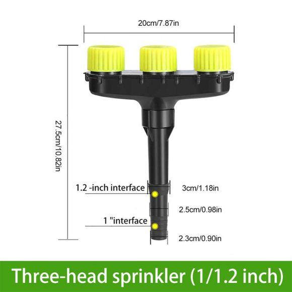 Agriculture Atomizer Nozzles Garden Lawn Water Sprinklers Irrigation Spray Adjustable Nozzle Tool - Image 4