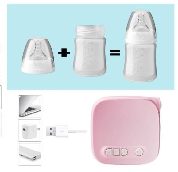 Automatic Milk Pumps Kit Electric Breast  Natural Suction Enlarger Feeding Bottle USB Breast Milksucker BM - Image 5