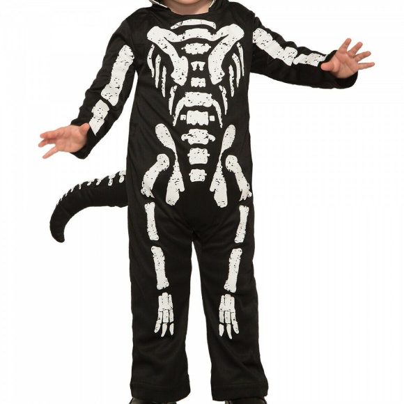 Halloween Skeleton Scary Cosplay Children Costume  Clothes - Image 3