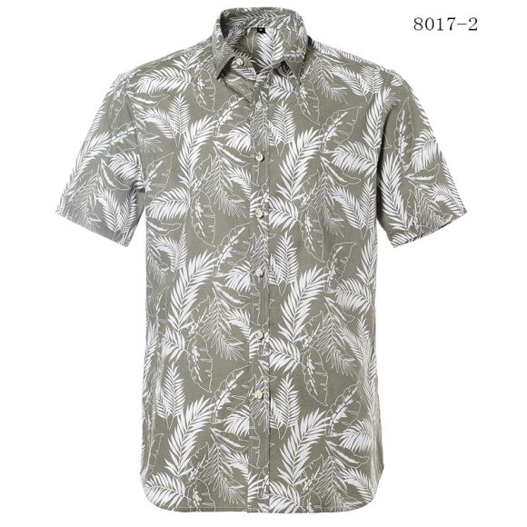 Printed short-sleeved shirt men's European beach - Image 2