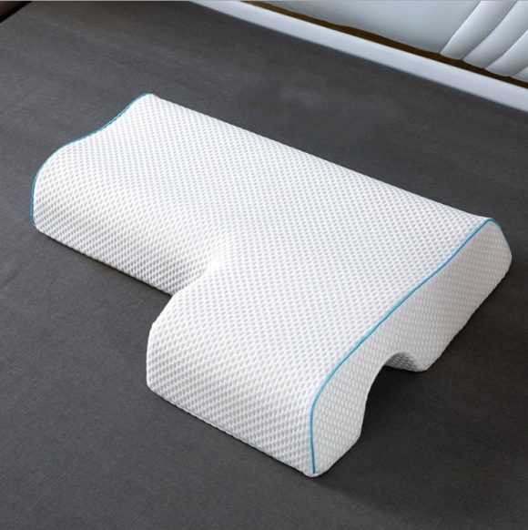 Couples Pillow Arched Cuddle Pillow With Slow Rebound Memory Foam For Arm Rest Hand Pillow - Image 9