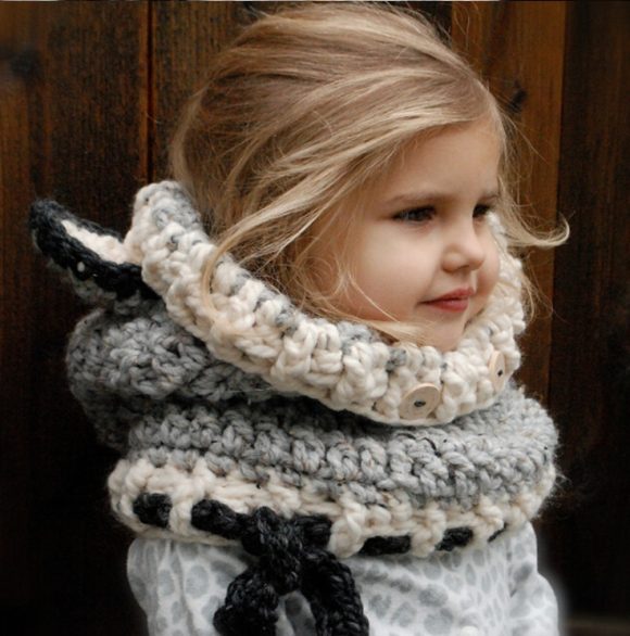Children's wool knit hat hand-knitted warm earmuffs cape caps for men and women - Image 8