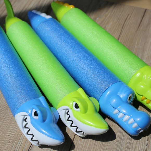 33cm Summer Water Gun Toys Pistol Blaster Shooter Outdoor Swimming Pools Cartoon Shark - Image 4