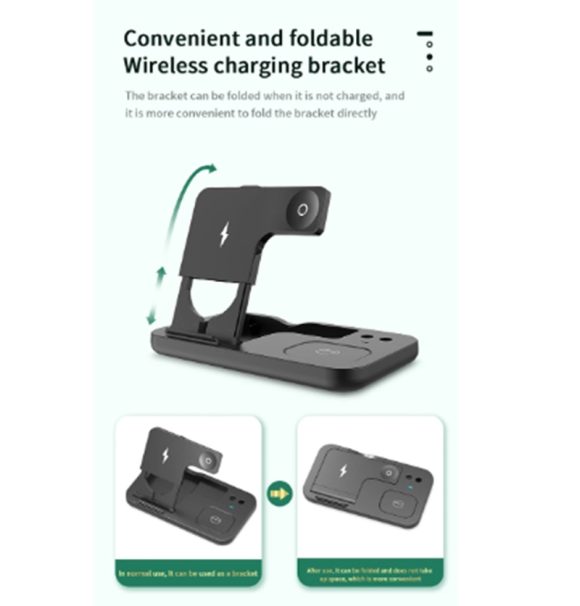 Mobile phone holder watch headset wireless charger - Image 6