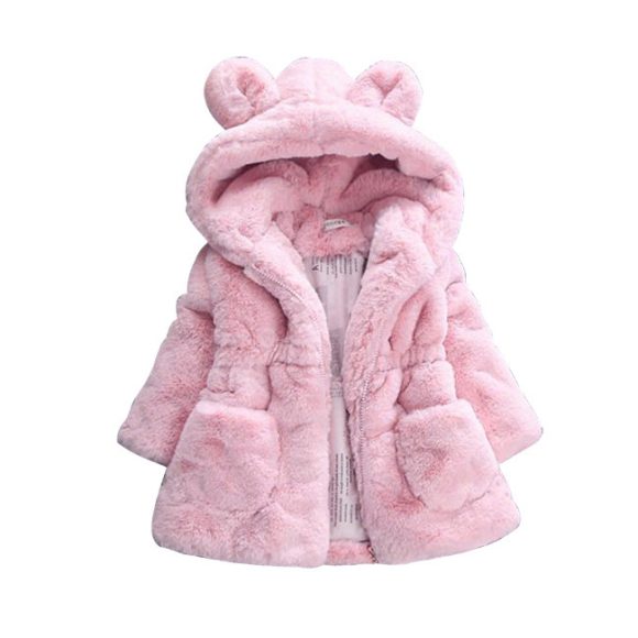 A girl's fur coat for autumn and winter - Image 4