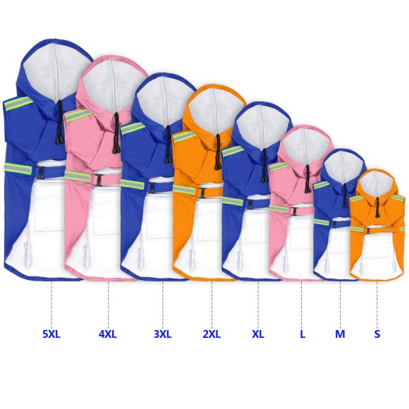 Waterproof Reflective Dog Raincoat - Image 4
