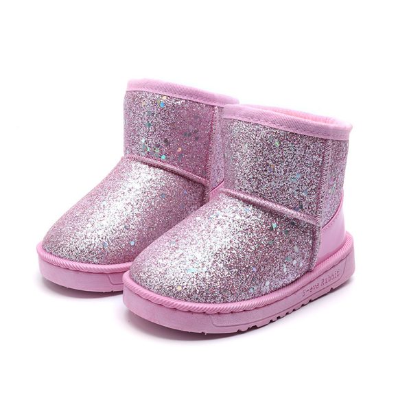 Children's snow boots in sequins - Image 7
