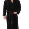 Warm Men's Plus Size Thick Hooded Long Sleeve Nightgown - Image 3
