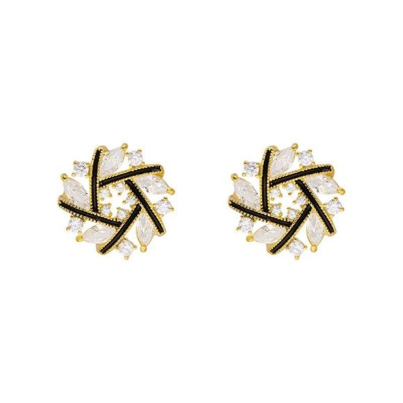 Temperament Net Red Earrings Female Earrings 925 Silver Needle