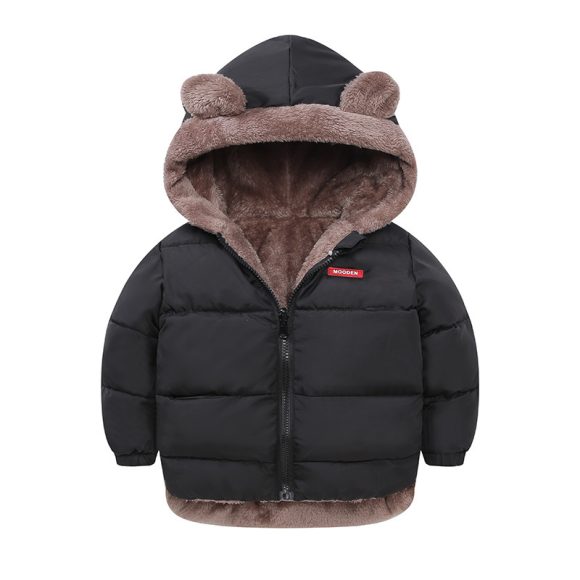 Boy's Cotton-padded Winter Jacket, Children's Cotton-padded Jacket, Double-sided Wear - Image 4