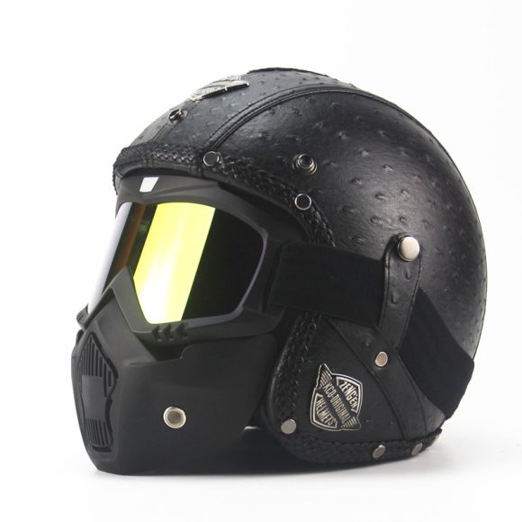 Handmade four seasons characteristic retro Halley helmet - Image 4