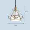 Wrought iron color diamond chandelier - Image 5