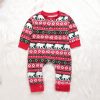 Infant Baby Boys Girls Christmas Santa XMAS Letter Plaid Romper Jumpsuit Outfits baby clothes winter clothe - Image 4