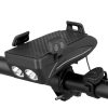 Motorcycle Bicycle Phone Holder Support Charging For Cell Phone With Bike Bell Power Bank Bicycle Front Lamp Flashlight - Image 6