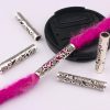 10 Pcs / Lot silver metal hollow hair braid