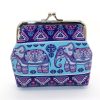 New national wind zero wallet canvas stamp coin package for lady elephant small wallet wholesale - Image 2