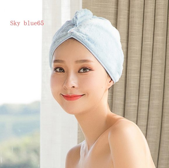Women's Hair Dryer Cap, Absorbent Dry Hair Towel - Image 10