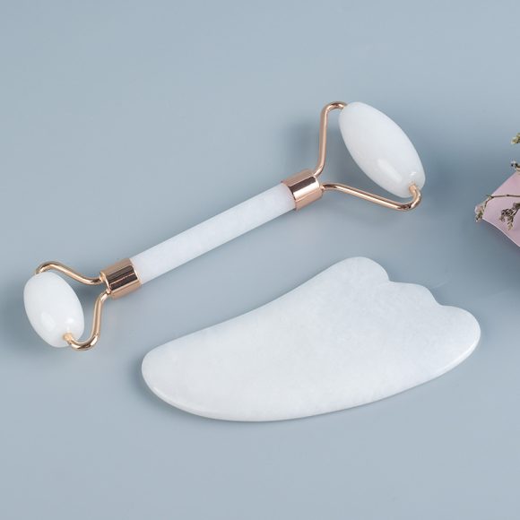Natural jade roller set - Image 2