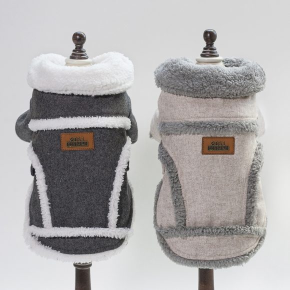 Dog Clothes Winter Pet Dog French Bulldog Jacket Thick Warm Dog Coat - Image 4