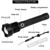 USB Rechargeable Outdoor High-Power Flashlight - Image 2