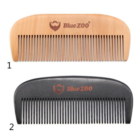 Wood color spray black paint pear wood comb - Image 3