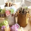 Hand woven basket flower basket basket rattan - Image 4