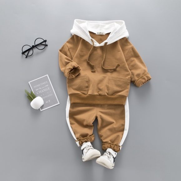 Western style 1 year old baby sweater two-piece - Image 3