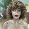 Human Hair Full Mechanism Bob Headgear