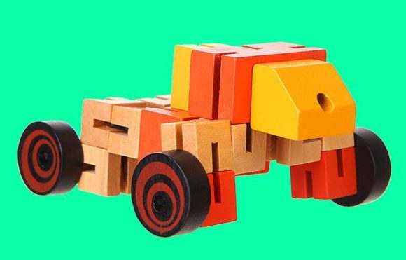 wooden robot toys - Image 5