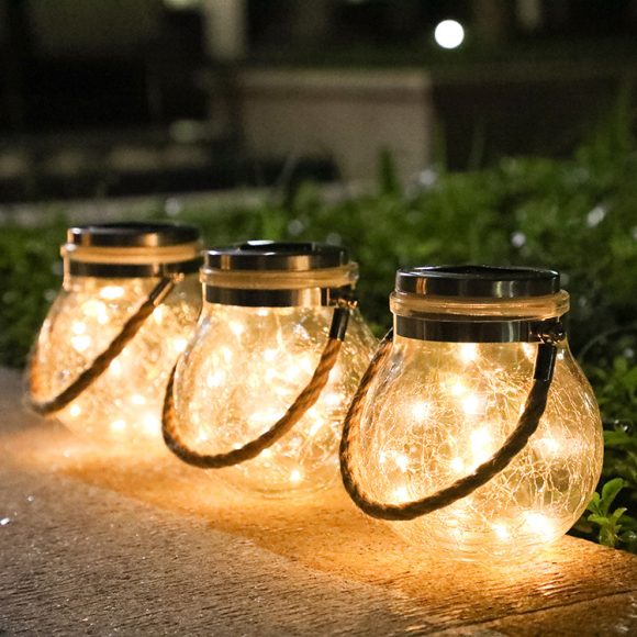 Crack ball glass jar light - Image 8