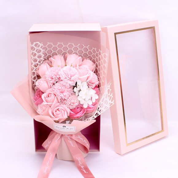Valentine's Day Gift 19 Rose Soap Bouquet Gift Box - Image 7