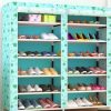 Actionclub Thick Non-woven Double Row Multi-layer Shoe Cabinet Shoe Rack Storage Shoe Organizer Shelves DIY Home Furniture - Image 2