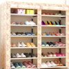 Actionclub Thick Non-woven Double Row Multi-layer Shoe Cabinet Shoe Rack Storage Shoe Organizer Shelves DIY Home Furniture - Image 5