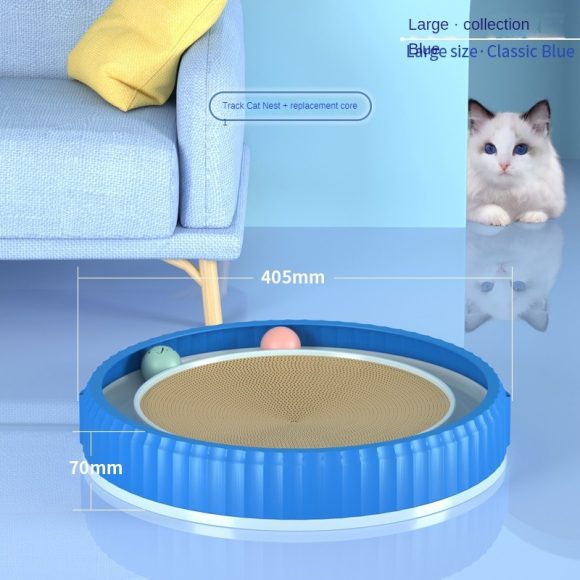 NEW Round Cat Scratching Board Wear-resistant Anti-scratch Claw Grinder Furniture Protector Pet Products - Image 6