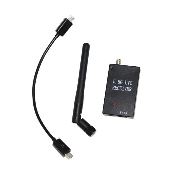 FPV Mini 5.8G OTG 150CH Mini Receiver UVC Video Downlink Auto-Searching VR Glasses Android Phone Receiver For FPV Racing Drone - Image 3
