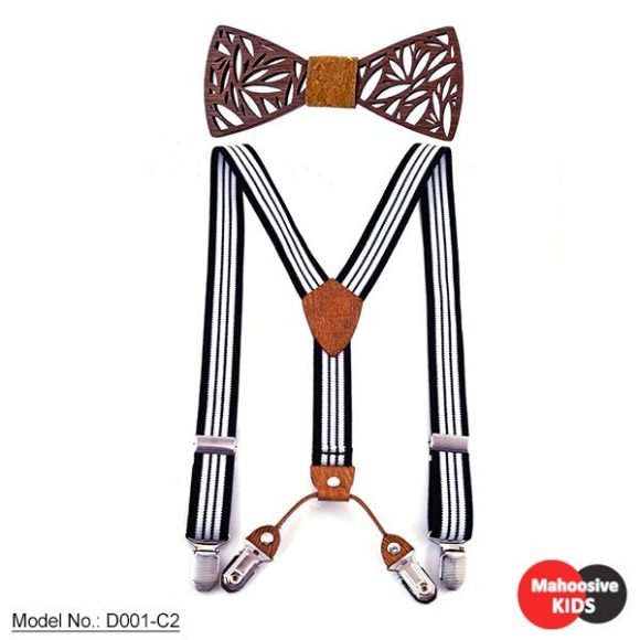 Children's wooden bow tie - Image 3